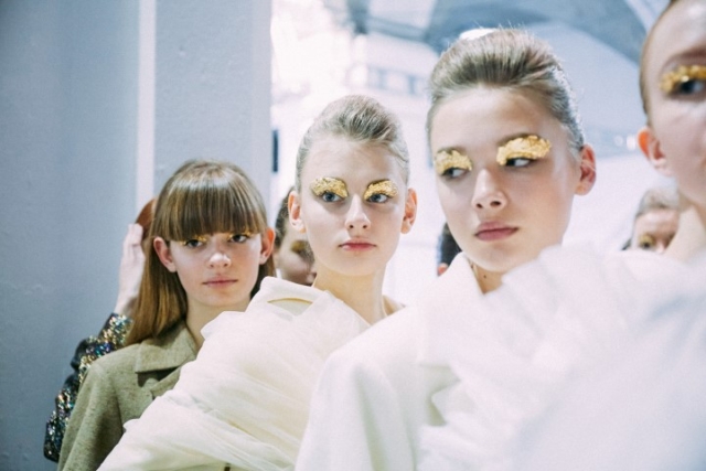 Подиумный макияж, неделя моды, fashion, фешн показ
